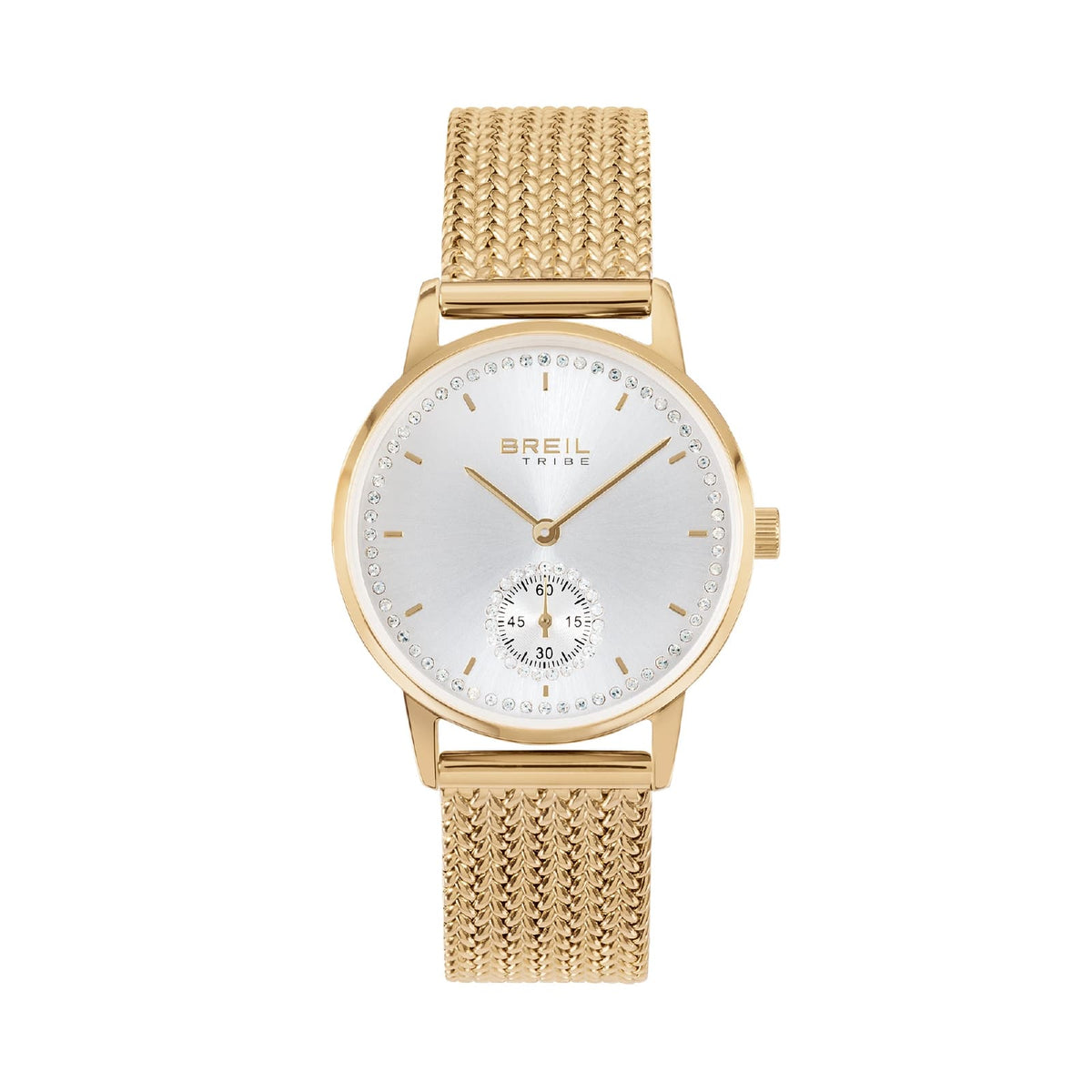 Orologio solo tempo Breil Drop in acciaio dorato da donna MISURA UNICA