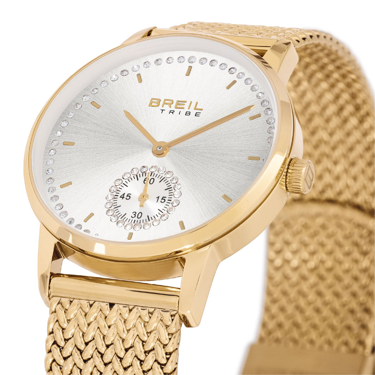 Orologio solo tempo Breil Drop in acciaio dorato da donna MISURA UNICA