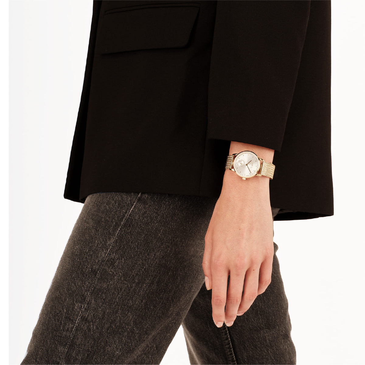 Orologio solo tempo Breil Drop in acciaio dorato da donna MISURA UNICA