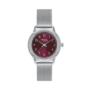 Orologio Breil Eye To Eye in acciaio quadrante bordeaux donna MISURA UNICA