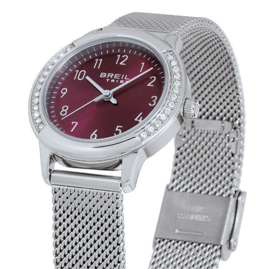 Orologio Breil Eye To Eye in acciaio quadrante bordeaux donna MISURA UNICA