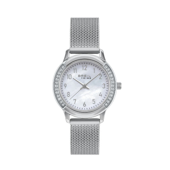 Orologio Breil Eye To Eye in acciaio con pavé di cristalli MISURA UNICA