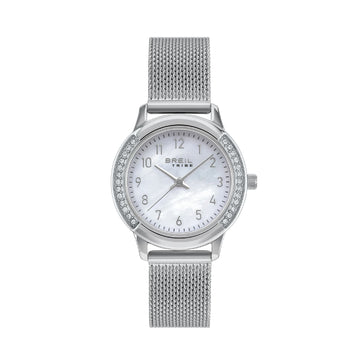 Orologio Breil Eye To Eye in acciaio con pavé di cristalli MISURA UNICA