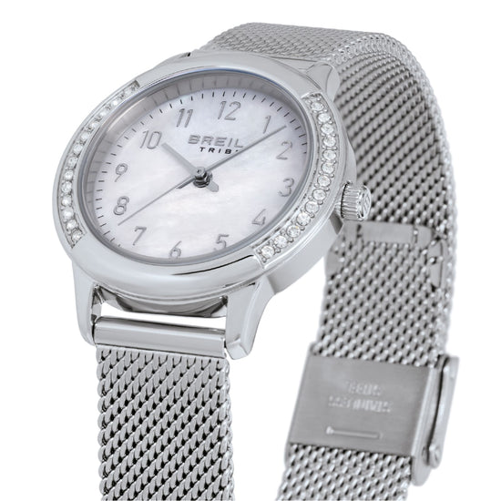 Orologio Breil Eye To Eye in acciaio con pavé di cristalli MISURA UNICA