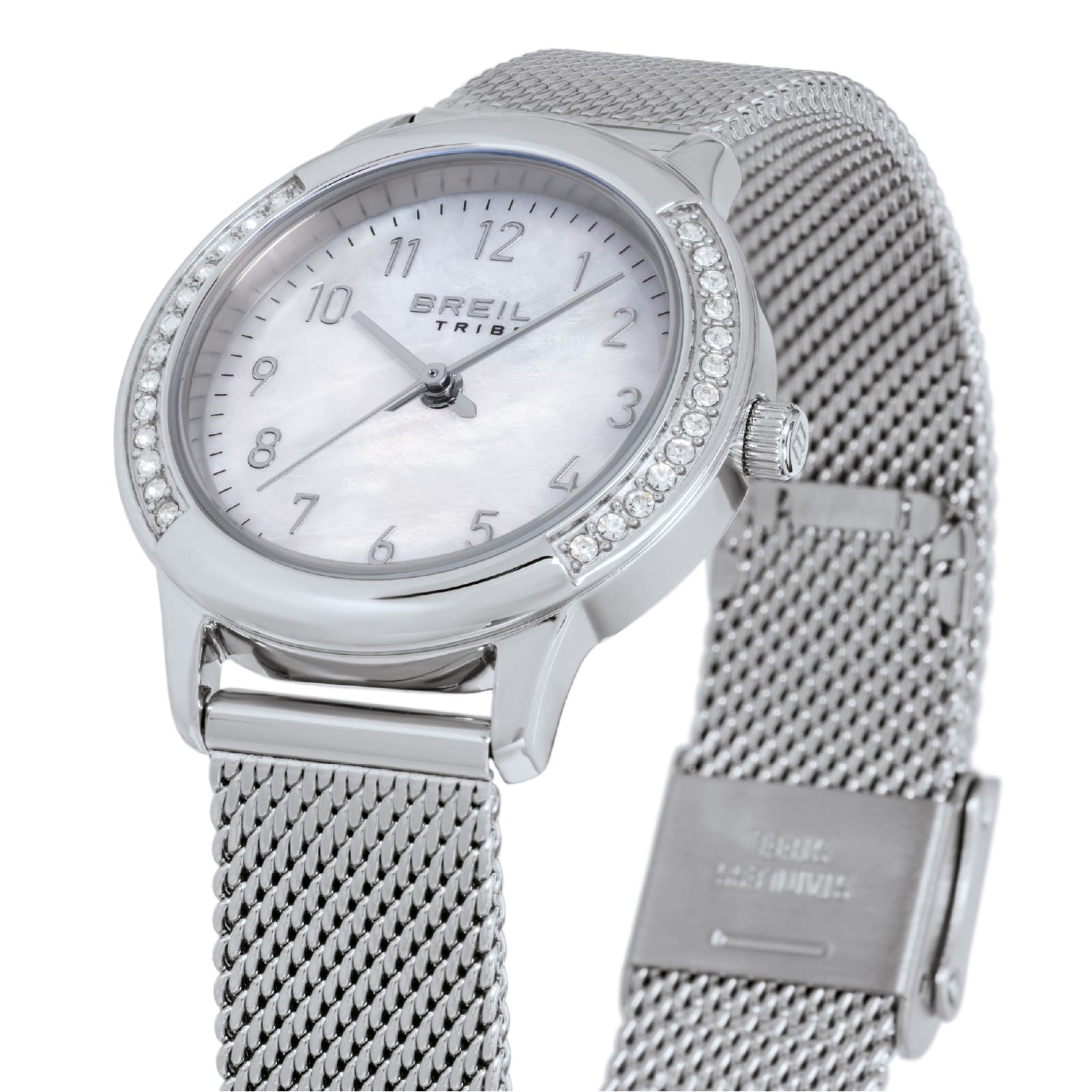 Orologio Breil Eye To Eye in acciaio con pavé di cristalli MISURA UNICA