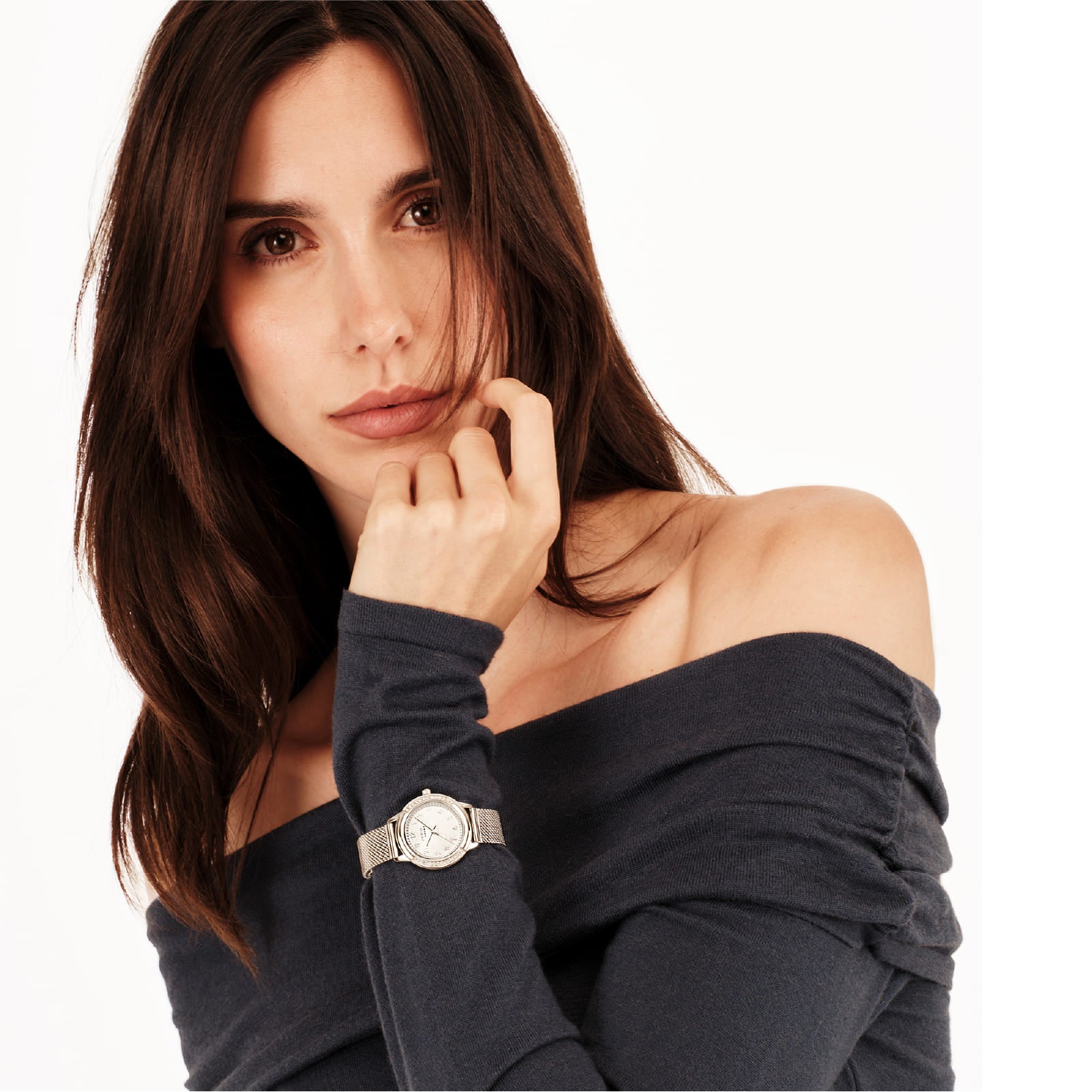 Orologio Breil Eye To Eye in acciaio con pavé di cristalli MISURA UNICA