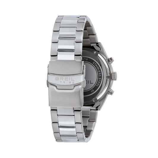 Orologio cronografo Breil Echo in acciaio quadrante blu uomo MISURA UNICA