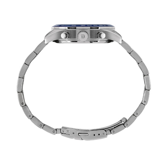 Orologio cronografo Breil Echo in acciaio quadrante blu uomo MISURA UNICA