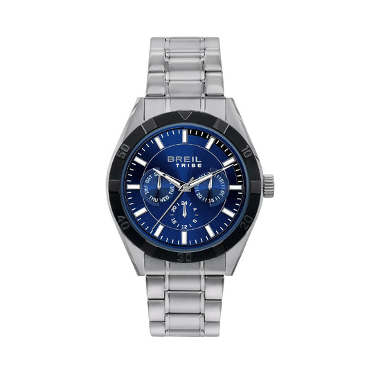 Orologio multifunzione Breil Tribe Rush acciaio quadrante blu