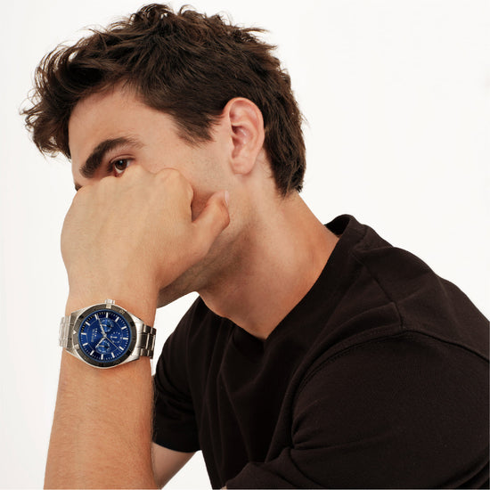 Orologio multifunzione Breil Tribe Rush acciaio quadrante blu