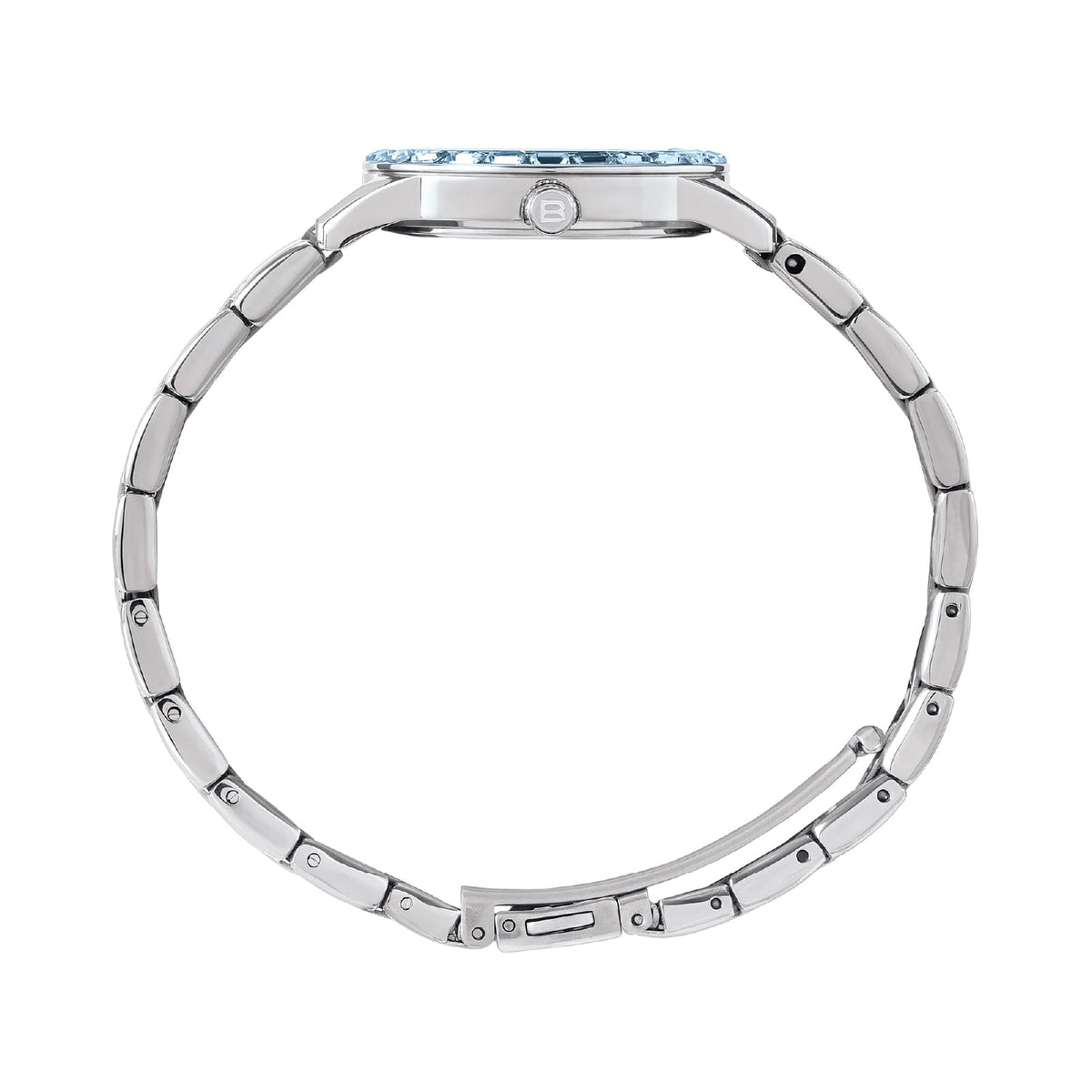 Orologio solo tempo Breil Glow and Go in acciaio e azzurro MISURA UNICA