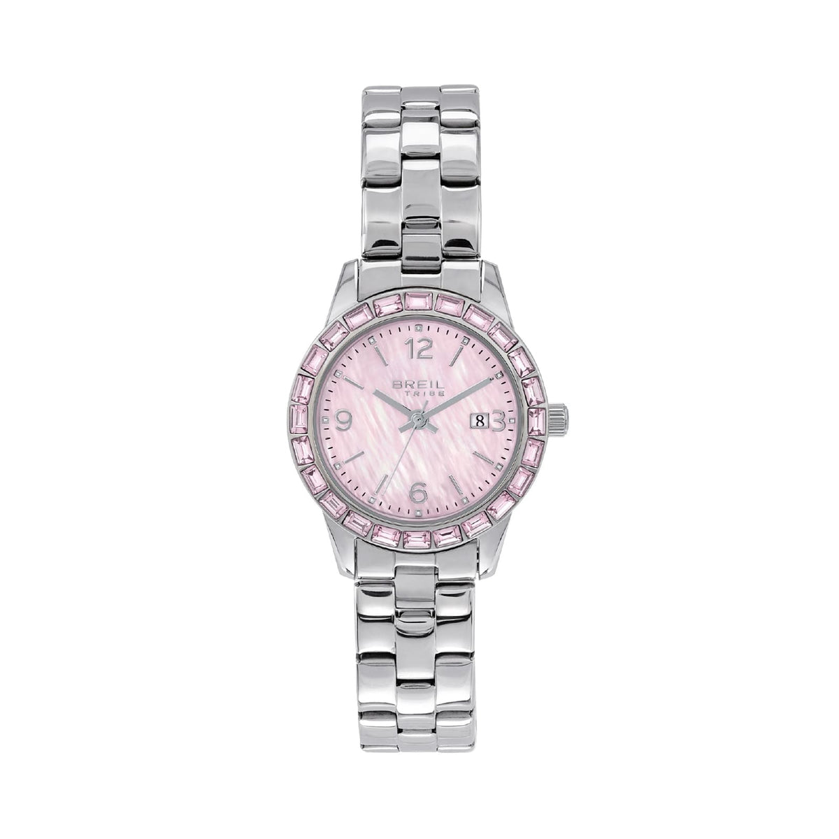 Orologio solo tempo Breil Glow and Go in acciaio e rosa MISURA UNICA