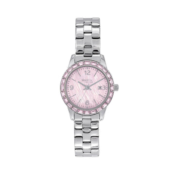 Orologio solo tempo Breil Glow and Go in acciaio e rosa MISURA UNICA
