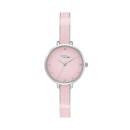 Orologio solo tempo Breil Sorbet Time cassa rosa e cristalli MISURA UNICA