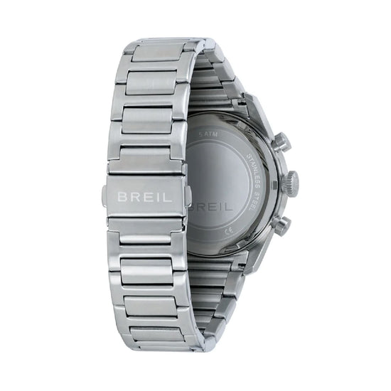 Orologio crono Breil Recon cassa in acciaio e quadrante grigio MISURA UNICA