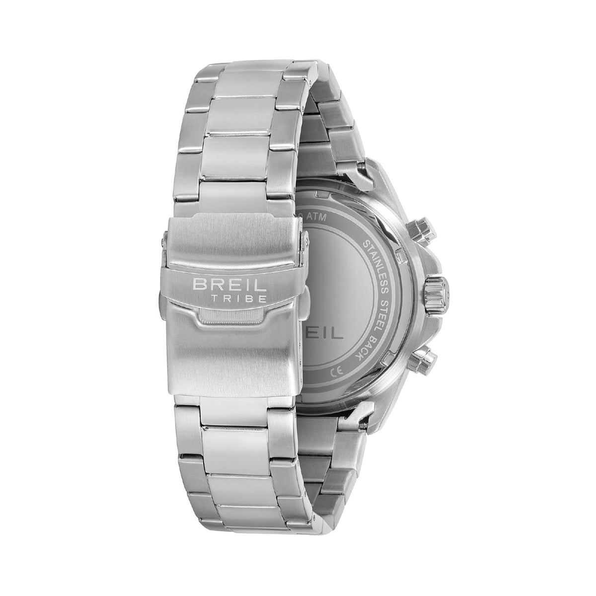 Orologio cronografo Breil Stand Guard in acciaio e blu MISURA UNICA