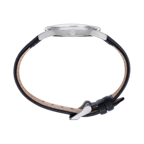 Orologio solo tempo Breil Belmont in acciaio e nero MISURA UNICA
