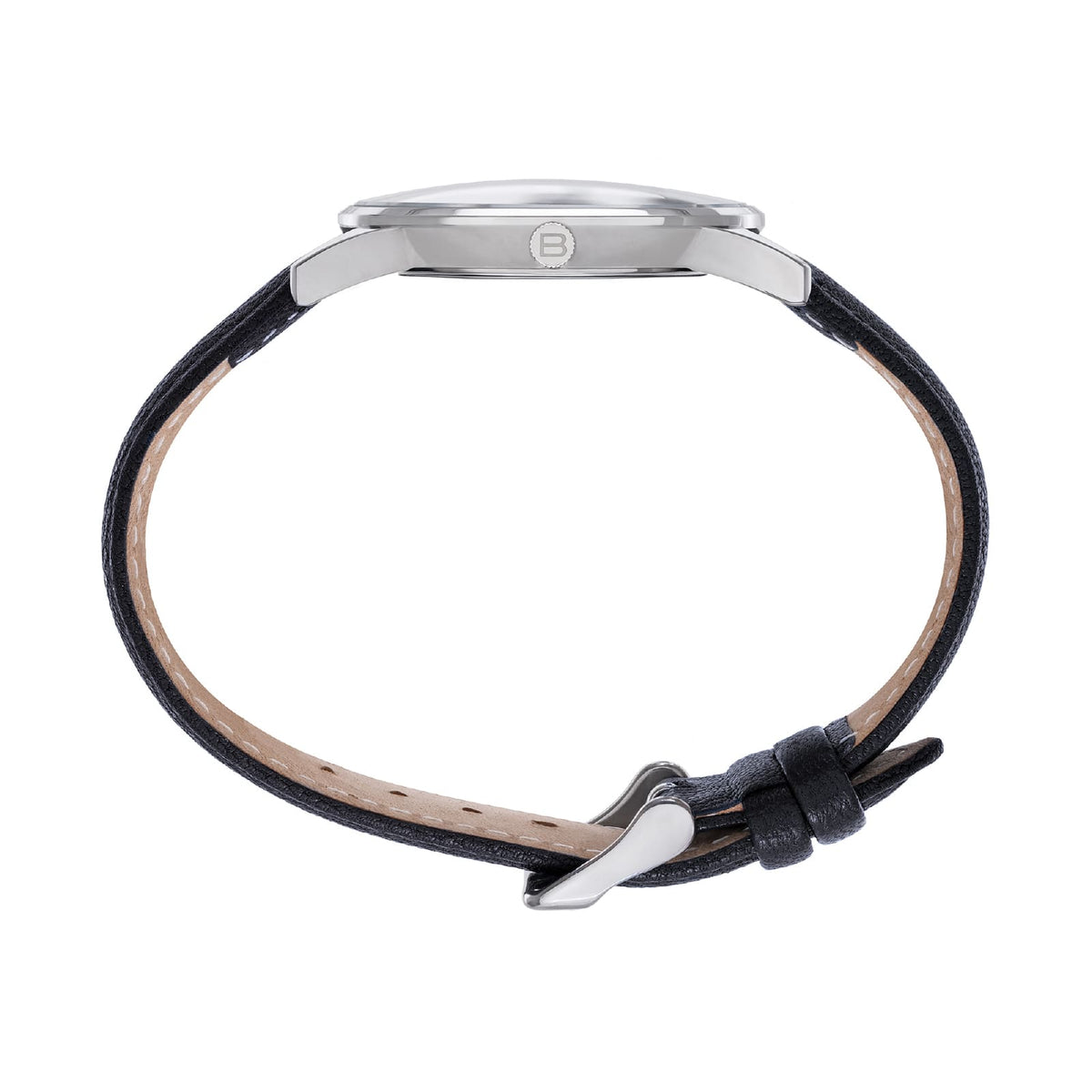 Orologio solo tempo Breil Belmont in acciaio e nero MISURA UNICA