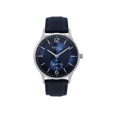 Orologio solo tempo Breil Belmont in acciaio e blu MISURA UNICA