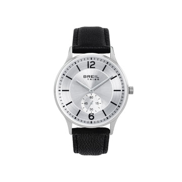 Orologio solo tempo Breil Belmont in acciaio e nero MISURA UNICA