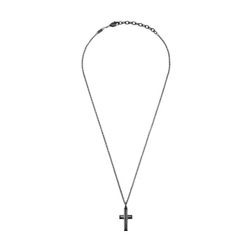 Collana con pendente Breil in acciaio color graffite BT.TJ3638