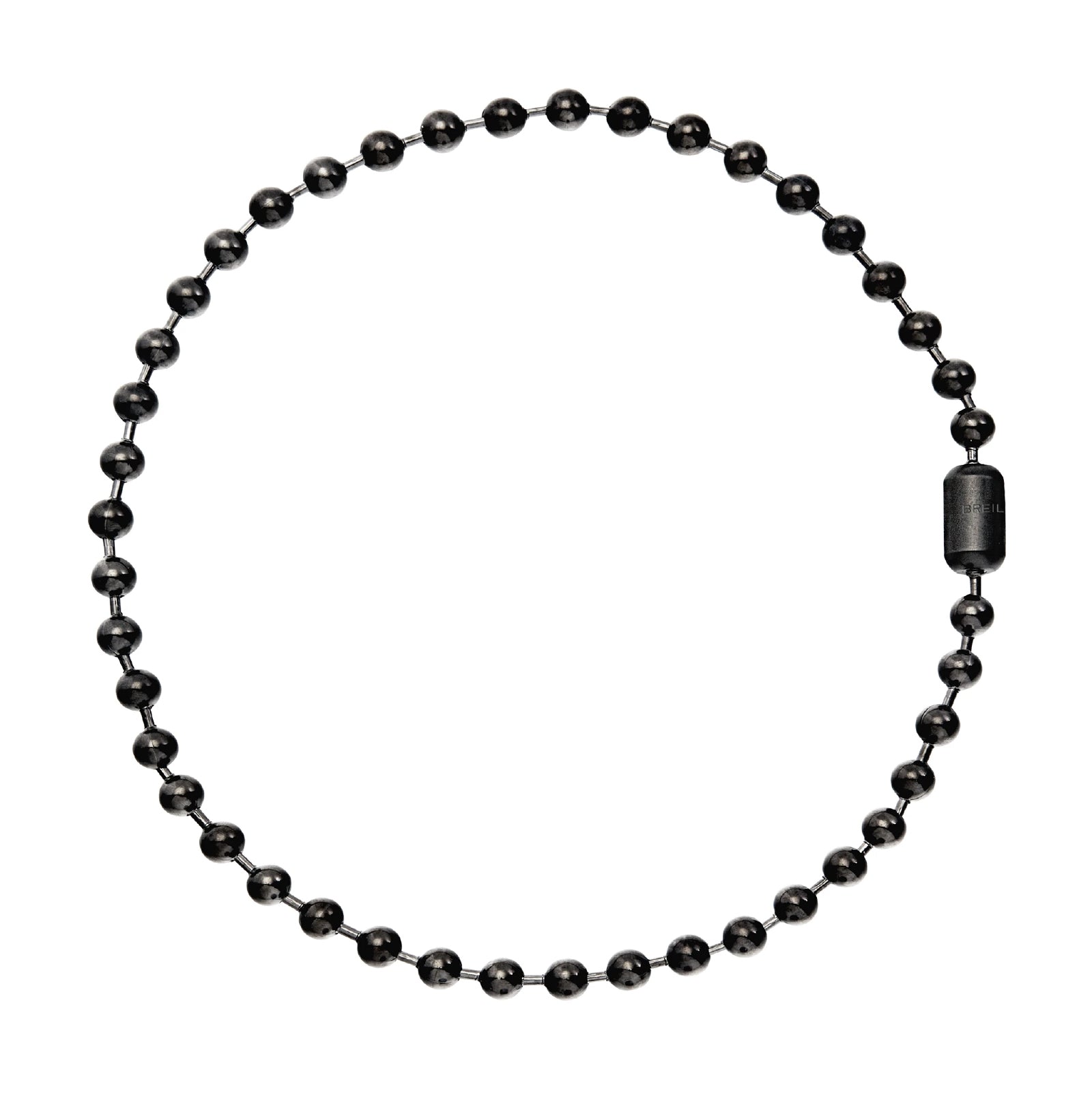 Collana girocollo Breil in acciaio grigio con piccole sfere BT.TJ3669