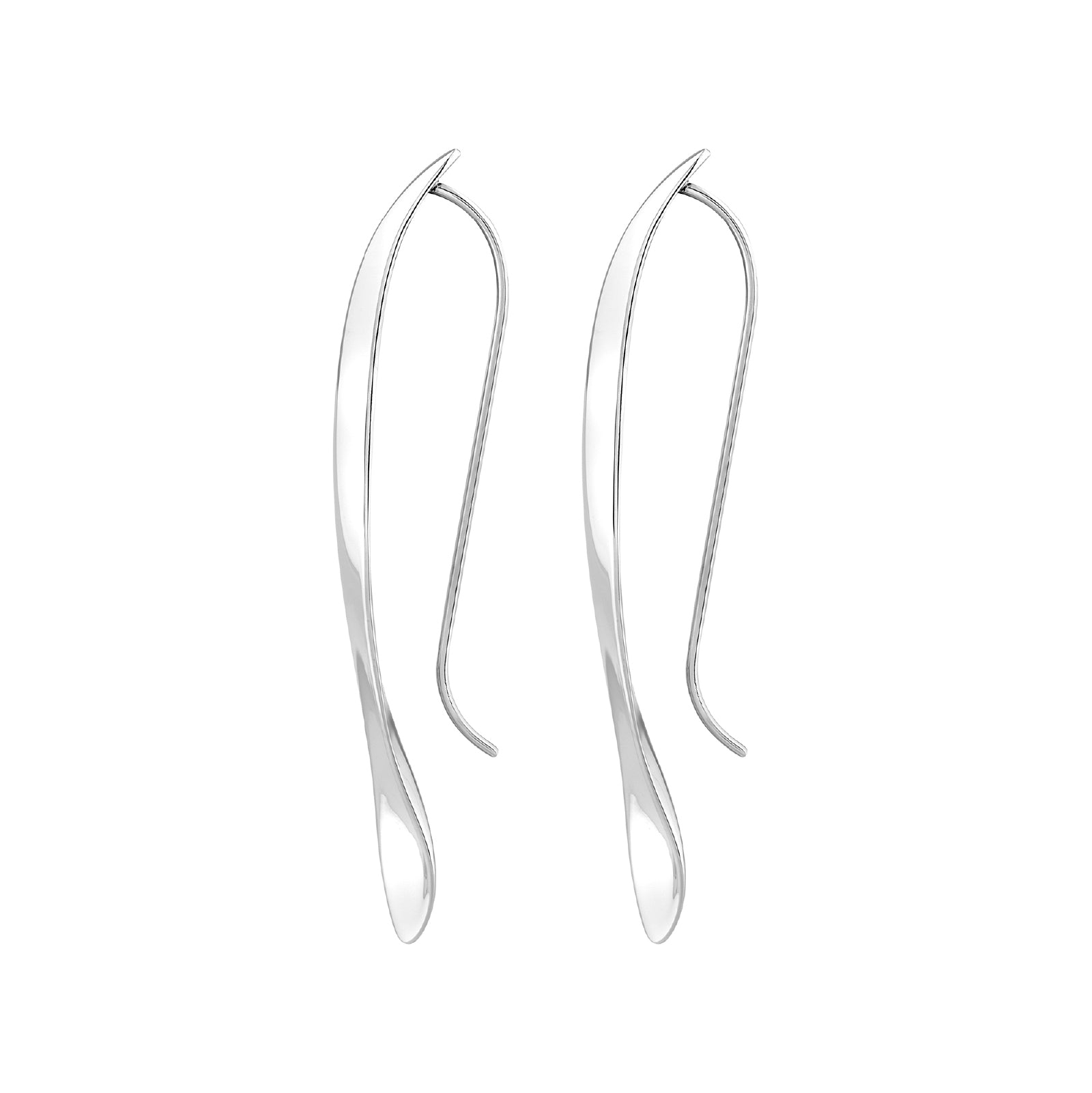 Orecchini Breil in acciaio color argento dalla forma allungata MISURA UNICA