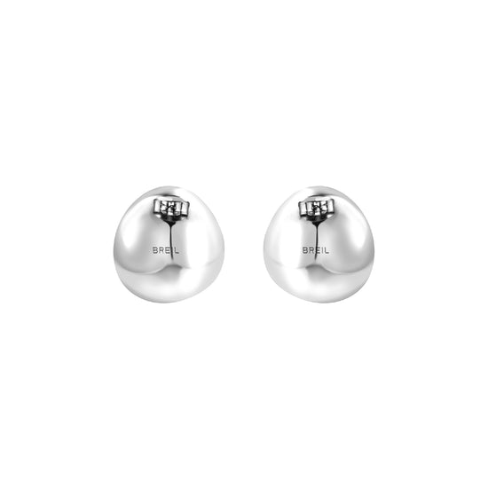 Orecchini a lobo Breil in acciaio con boule sinuosa BT.TJ3709