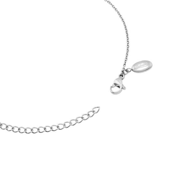Collana donna Breil Hypnotic in acciaio con elemento centrale esagonale MISURA UNICA