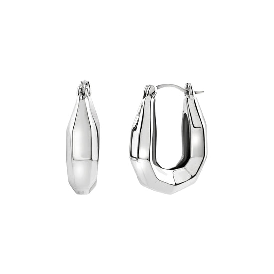 Breil Orecchini a cerchio in acciaio inox, colore: argento, lunghezza: 2,3 cm, TJ3528, 2,3 cm, LABEL_ACCIAIO_316L, Nessuna pietra preziosa Breil Orecchini a cerchio in acciaio inox, colore: argento, lunghezza: 2,3 cm, TJ3528, 2,3 cm, LABEL_ACCIAIO_316L, Nessuna pietra preziosa