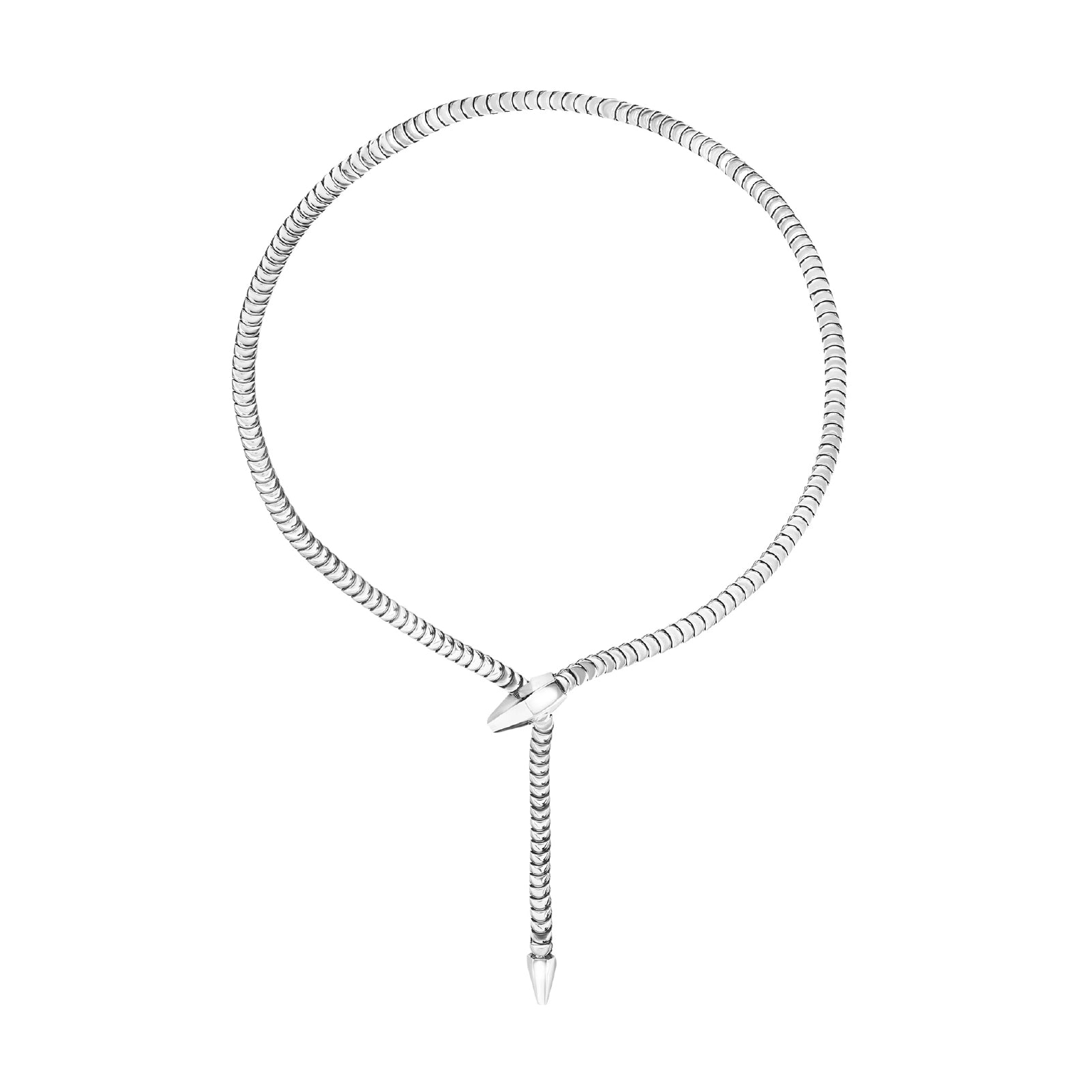Collana donna Breil Hypnotic in acciaio semirigida a forma di serpente MISURA UNICA