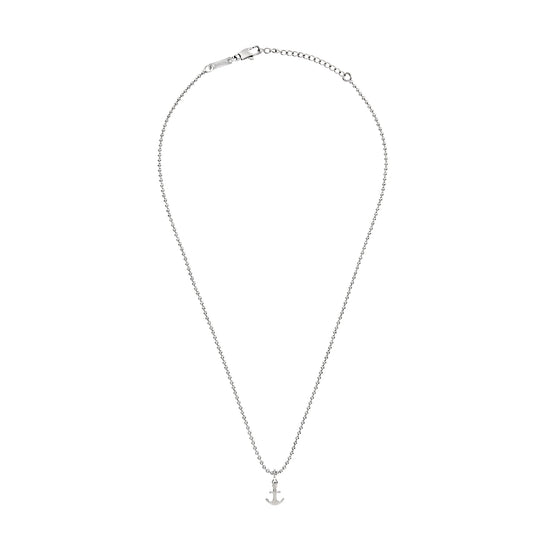 Collana uomo Breil Emblems catena in acciaio con ciondolo a forma di ancora MISURA UNICA