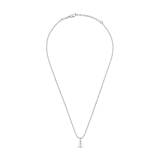 Collana uomo Breil Emblems catena in acciaio con ciondolo a forma di ancora MISURA UNICA