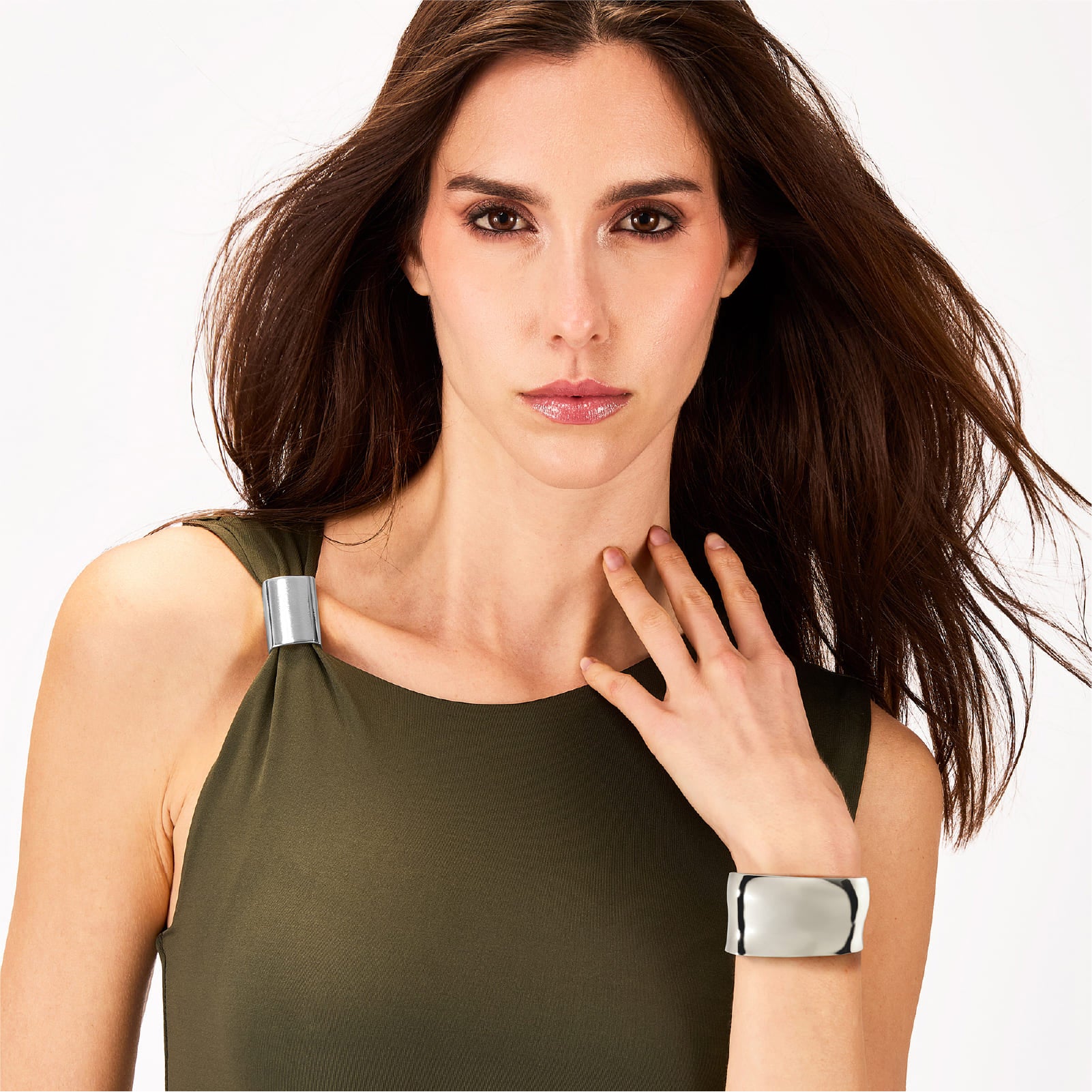 Bracciale rigido aperto da donna Breil in acciaio M