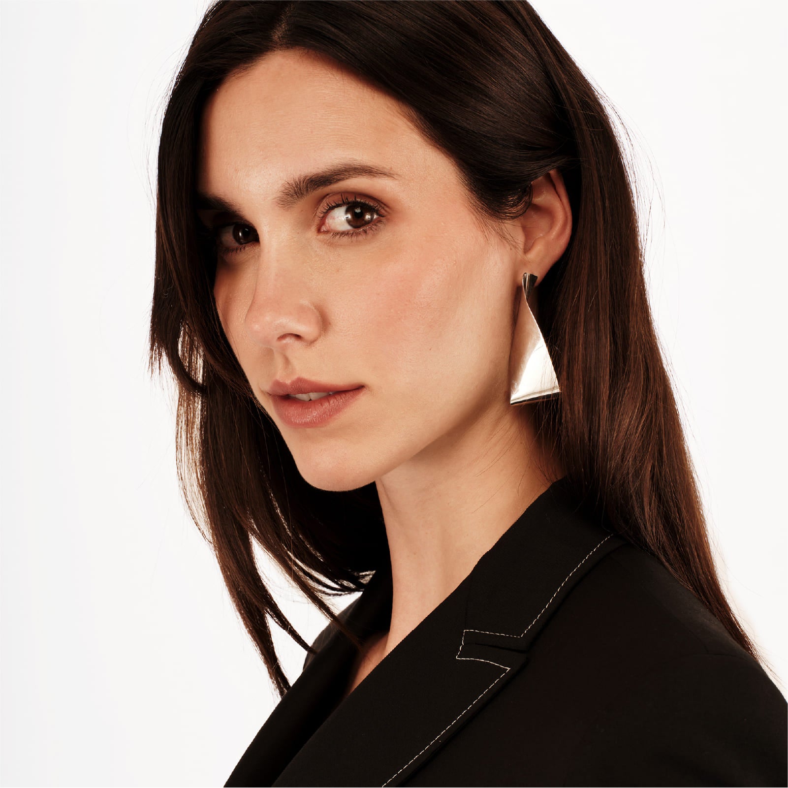 Orecchini pendenti Breil Retwist in acciaio ripiegati