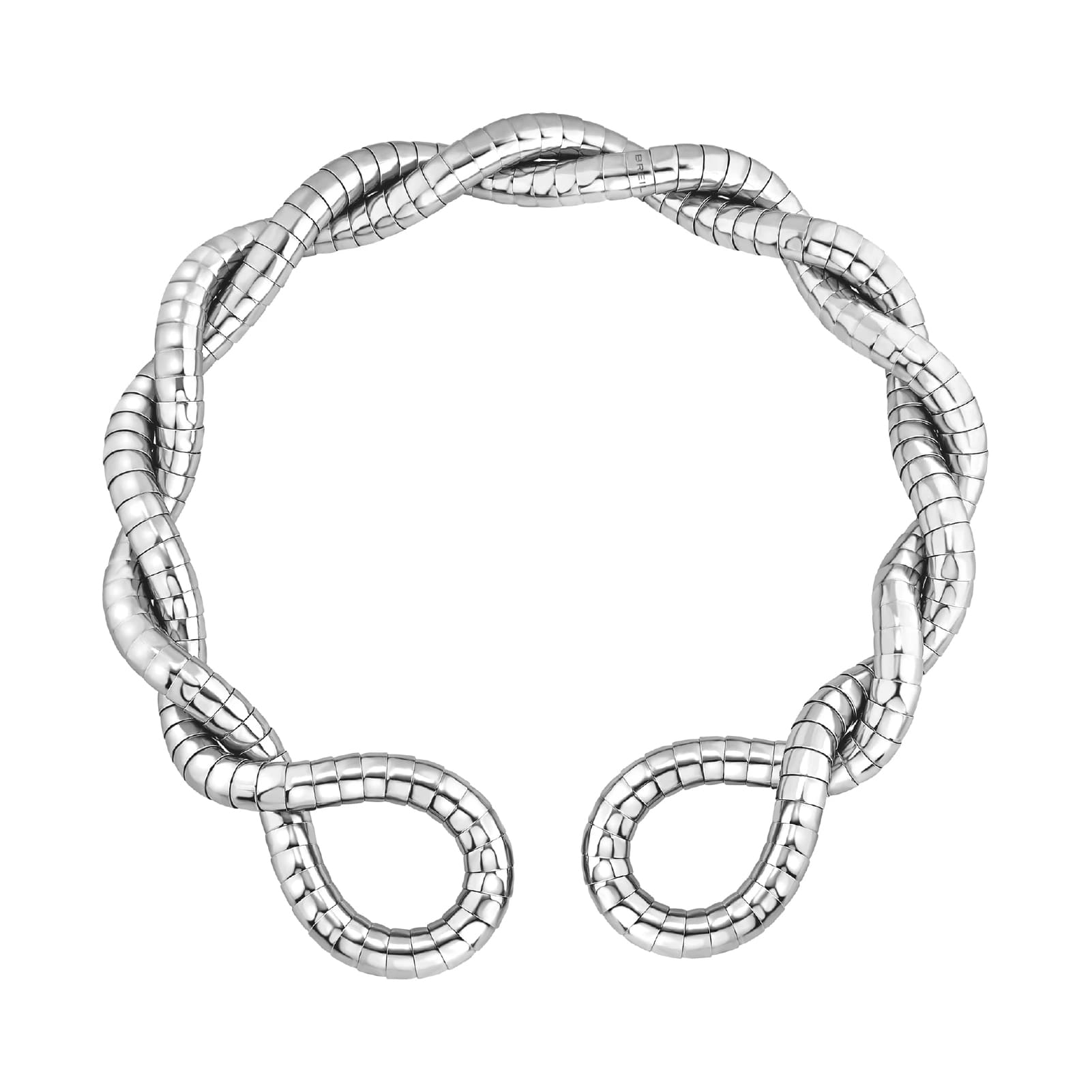 Collana snake Breil Reloaded acciaio con finitura specchiata MISURA UNICA