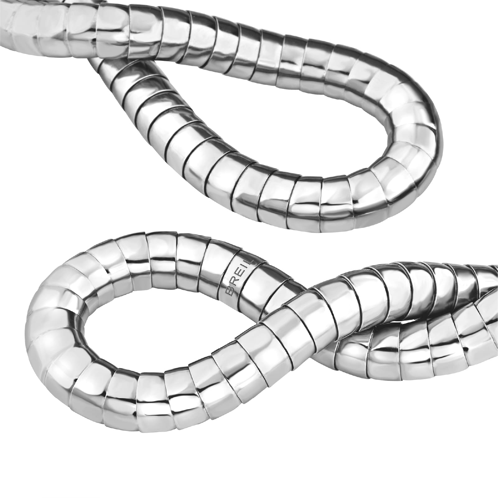 Collana snake Breil Reloaded acciaio con finitura specchiata MISURA UNICA