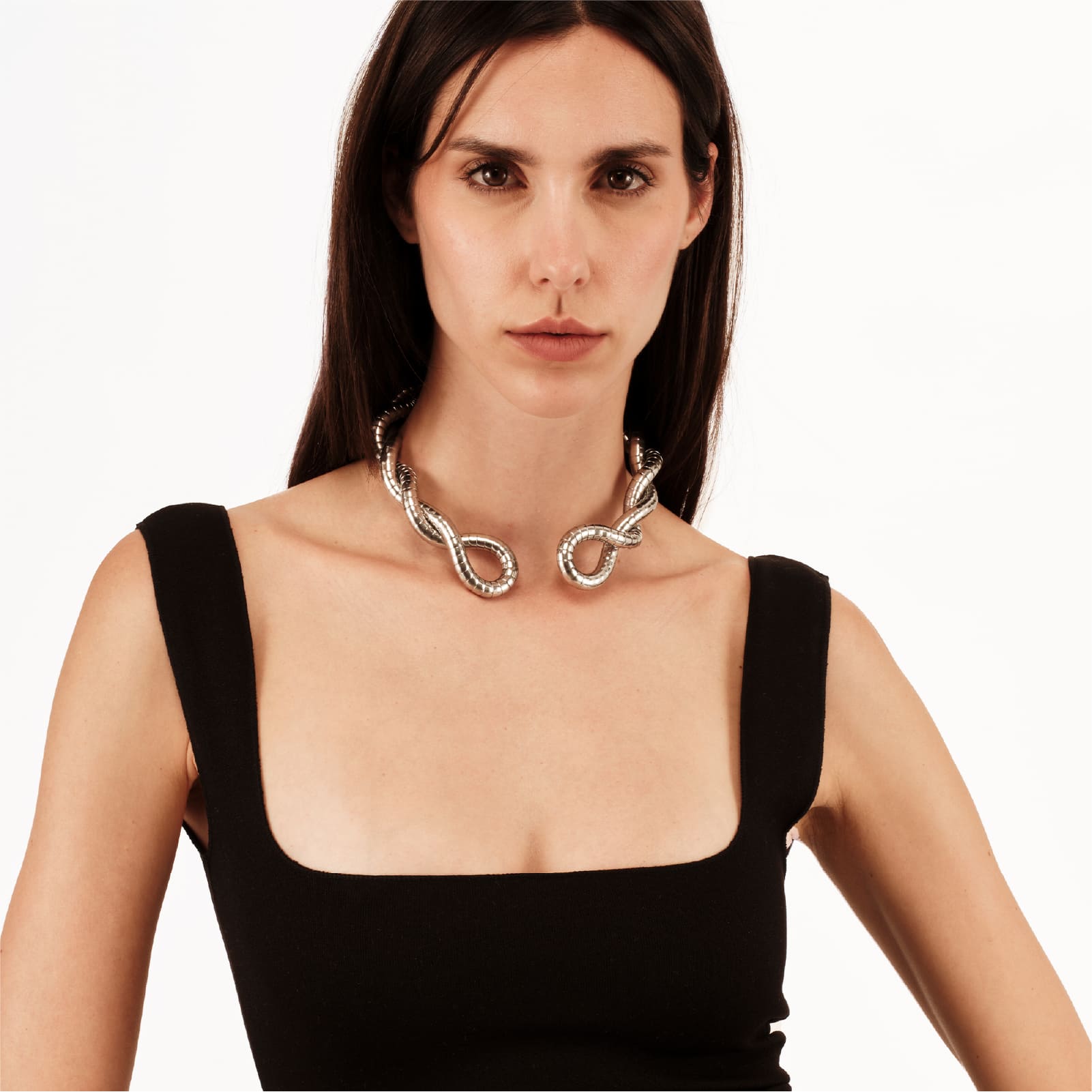 Collana snake Breil Reloaded acciaio con finitura specchiata MISURA UNICA