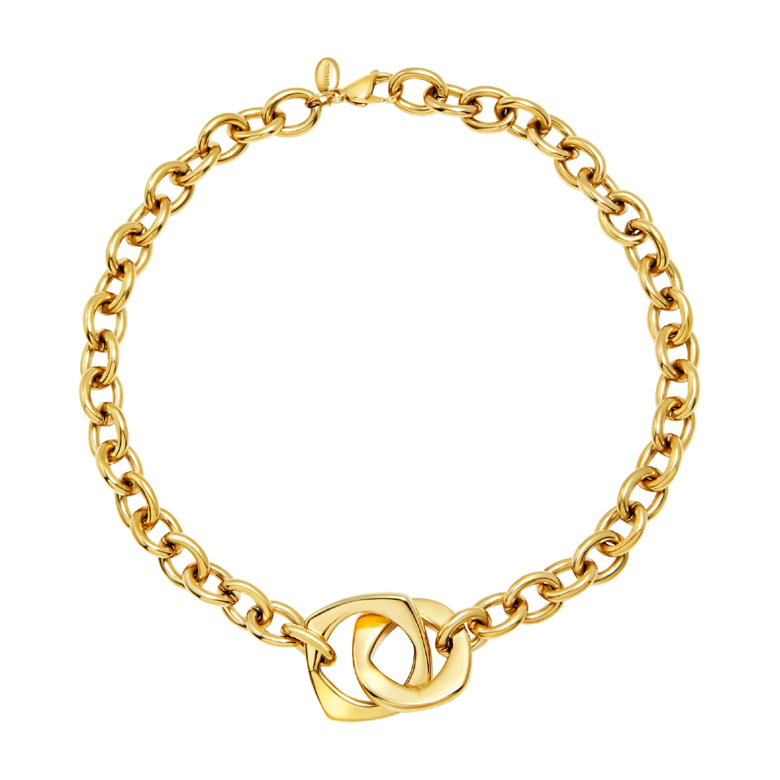 Collana Breil Tetra Goes Big in acciaio con elementi centrali MISURA UNICA