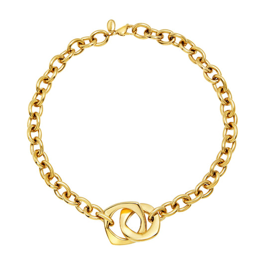 Collana Breil Tetra Goes Big in acciaio con elementi centrali MISURA UNICA