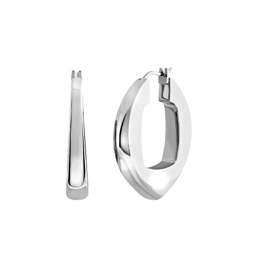 Orecchini Breil Tetra Goes Big in acciaio forma mista