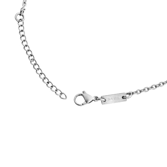 Collana Breil in acciaio smaltato croce pendente e zirconi MISURA UNICA