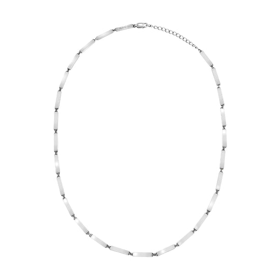 Collana Breil Edge Of Light in acciaio maglie rettangolari MISURA UNICA