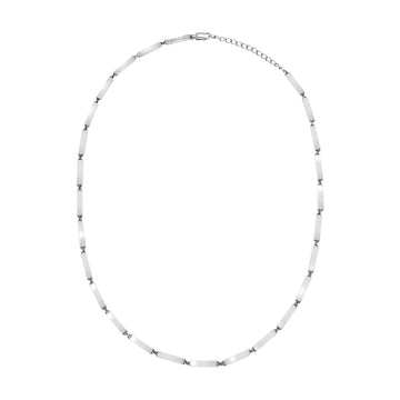Collana Breil Edge Of Light in acciaio maglie rettangolari MISURA UNICA