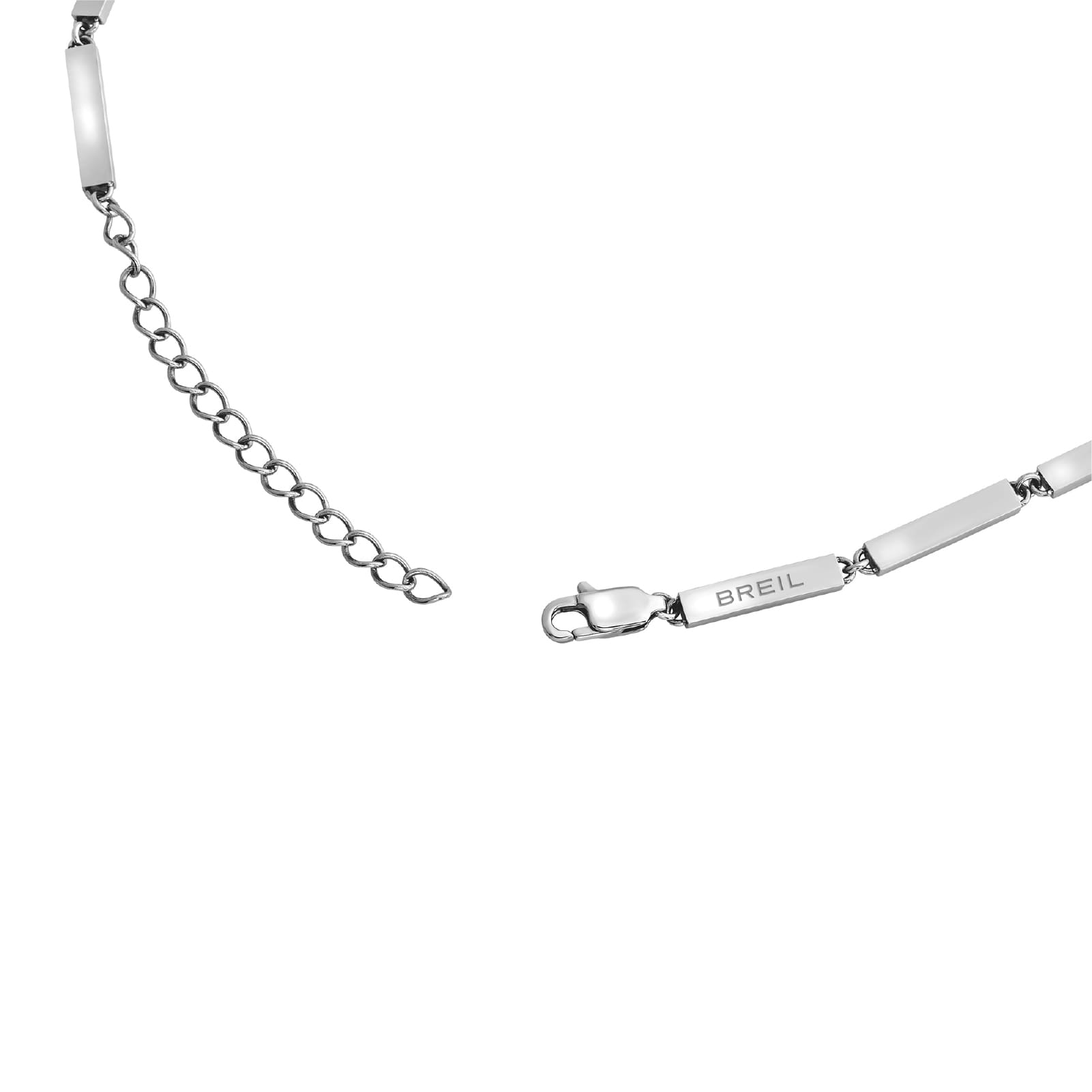 Collana Breil Edge Of Light in acciaio maglie rettangolari MISURA UNICA