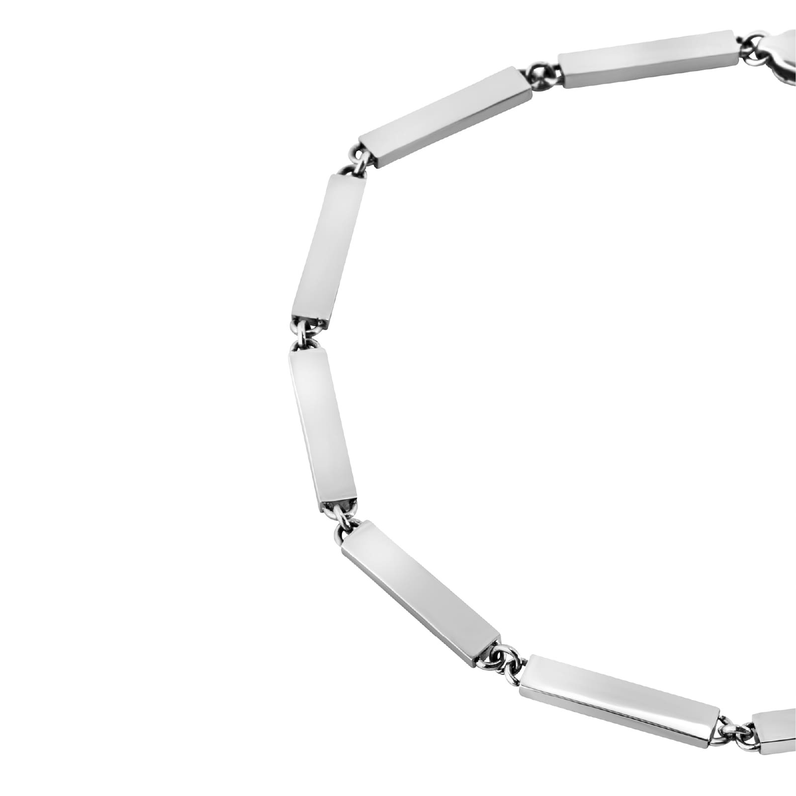 Bracciale Breil Edge Of Light in acciaio maglie rettangolari Regolabile 17-22 cm