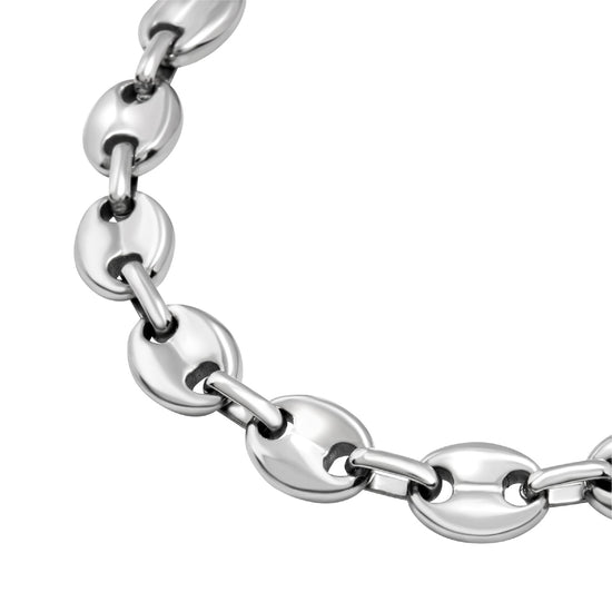 Bracciale Breil Newton in acciaio catena navy da uomo Regolabile 17-22 cm