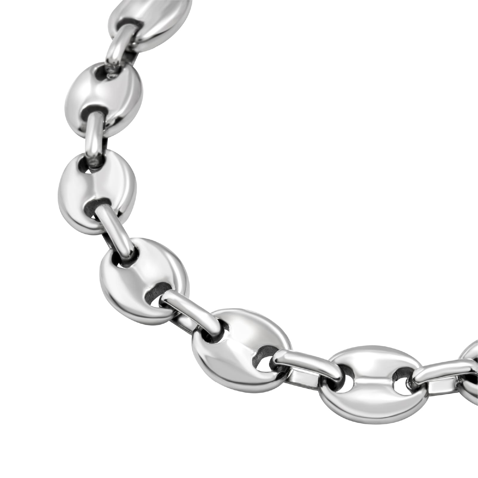 Bracciale Breil Newton in acciaio catena navy da uomo Regolabile 17-22 cm