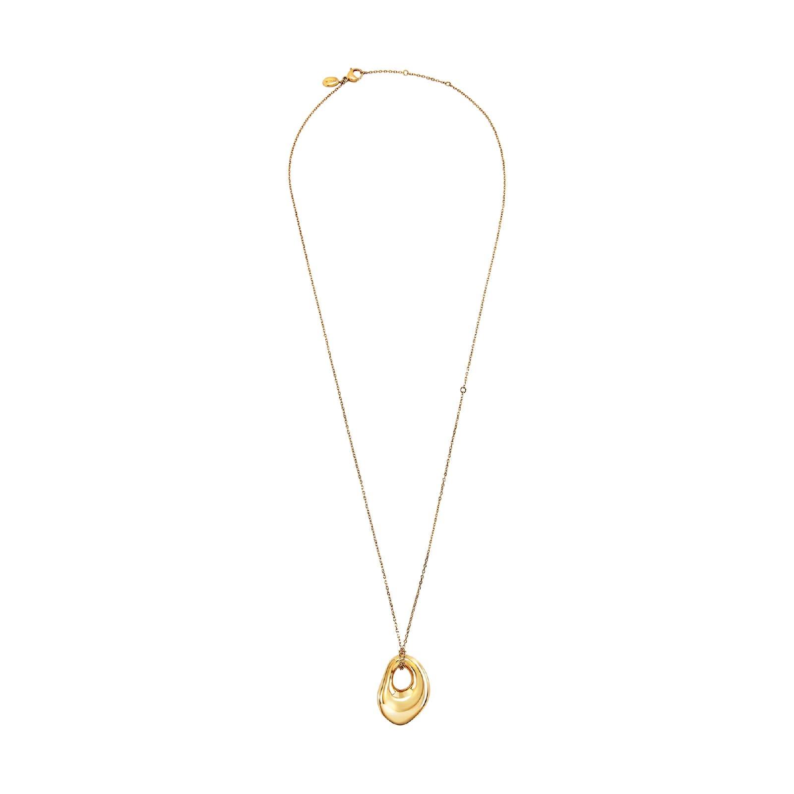 Collana Breil B Rocks donna in acciaio dorato pendente ovale MISURA UNICA