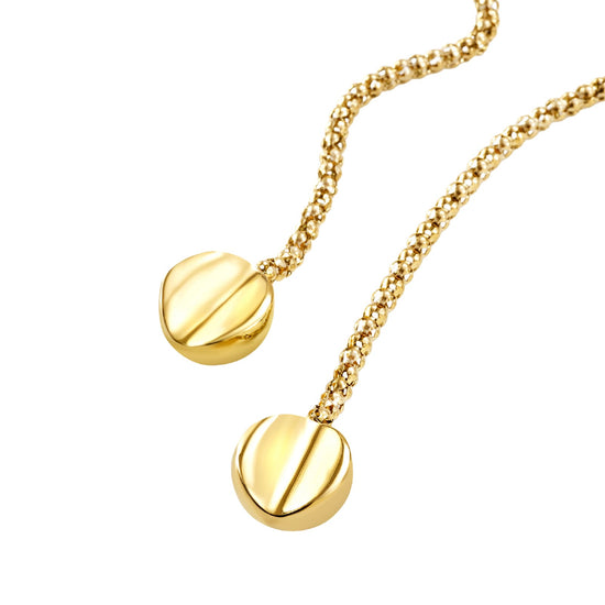 Collana lunga Breil a doppio giro dorata con catena MISURA UNICA